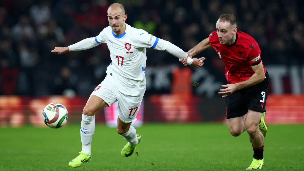 Václav Černý v akci proti Albánii