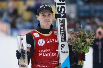 Domen Prevc po domácím vítězství v Planici