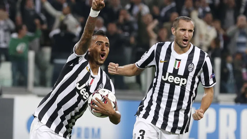Juventus slaví branku