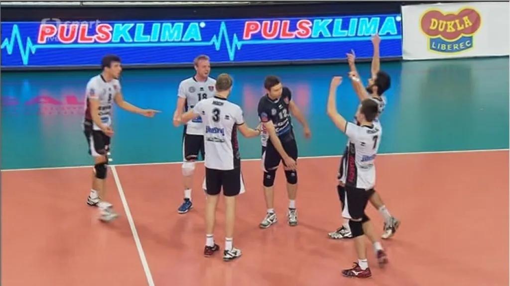 Sestřih 2. volejbalového finále Liberec - České Budějovice