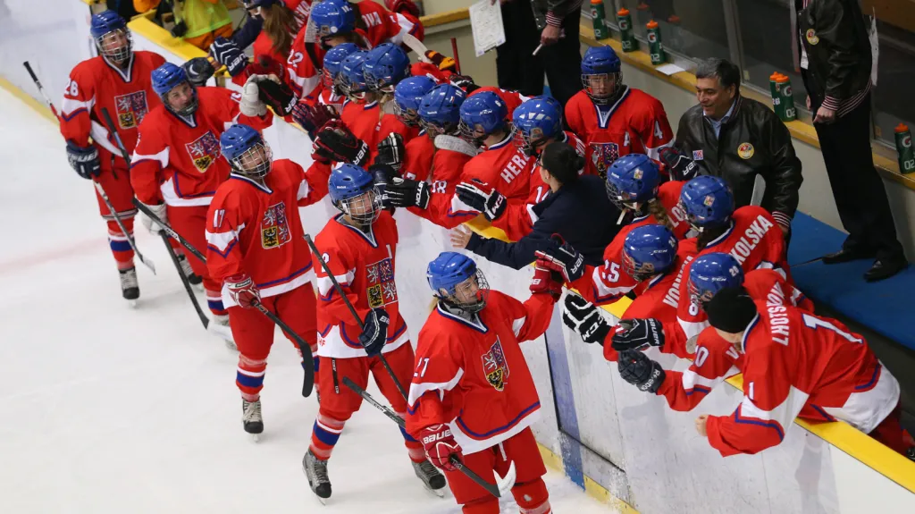 Radost českých hokejistek