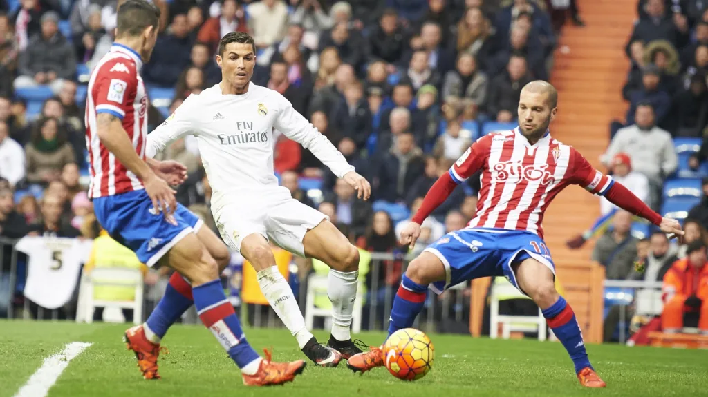 Utkání Real Madrid - Gijón