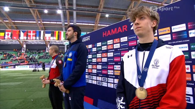 Medailový ceremoniál s Jílkem
