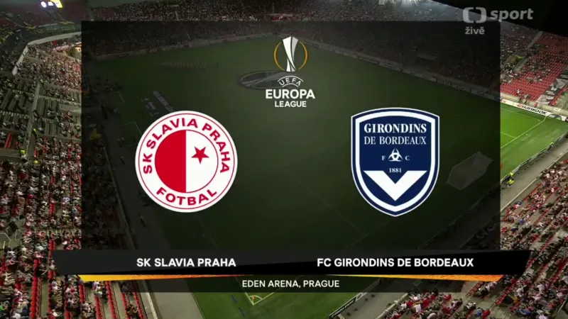 Sestřih utkání Slavia Praha - Bordeaux