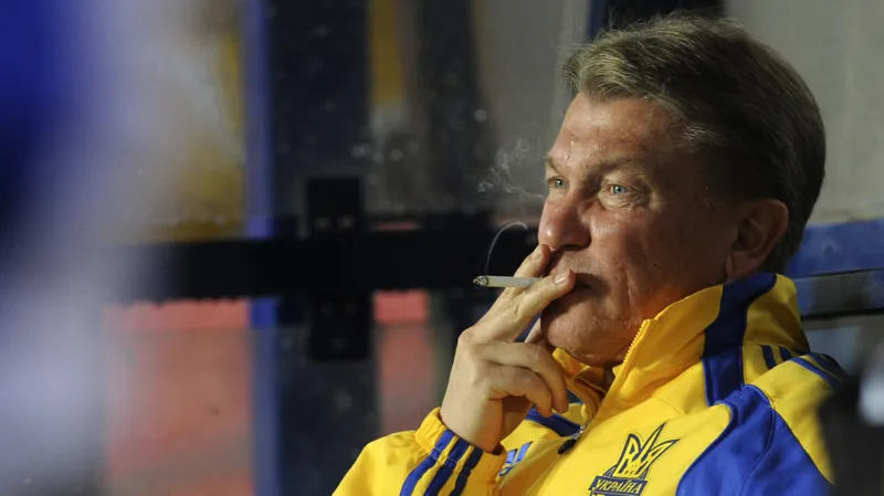 Ukrajinský trenér Oleg Blochin