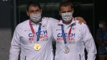 Lipták a Kostelecký zamířili po návratu z Tokia za fanoušky do Brna