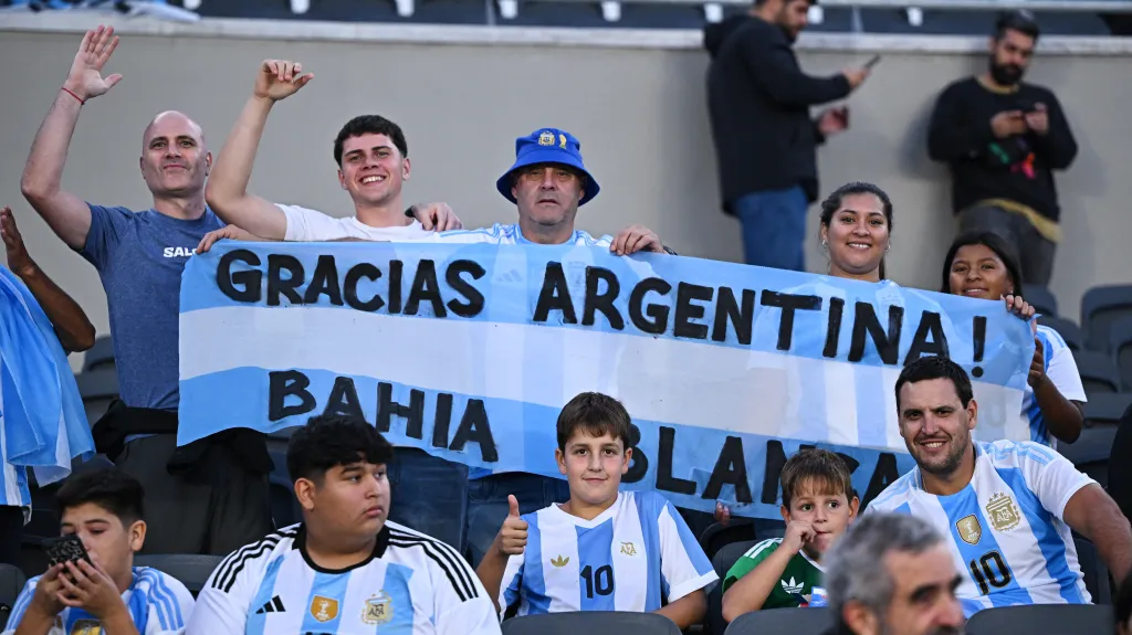 Radost příznivců argentinského fotbalu