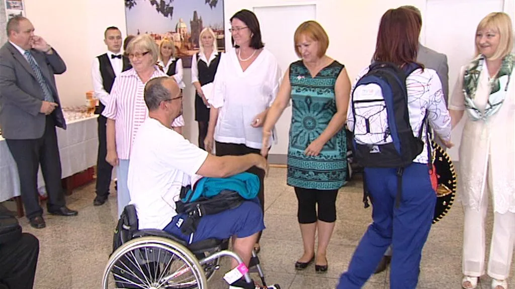 Návrat českých paralympioniků z Londýna