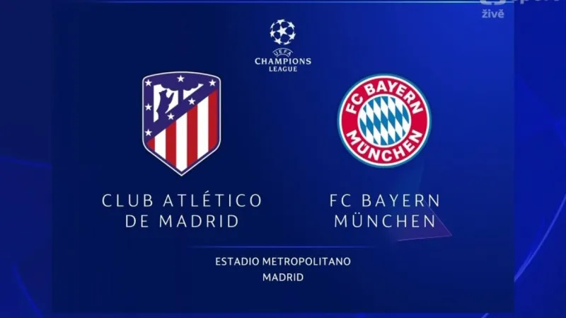 Sestřih utkání Atlético Madrid - Bayern