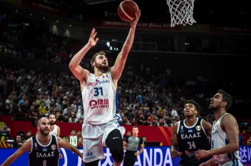 Martin Kříž v utkání s Řeckem