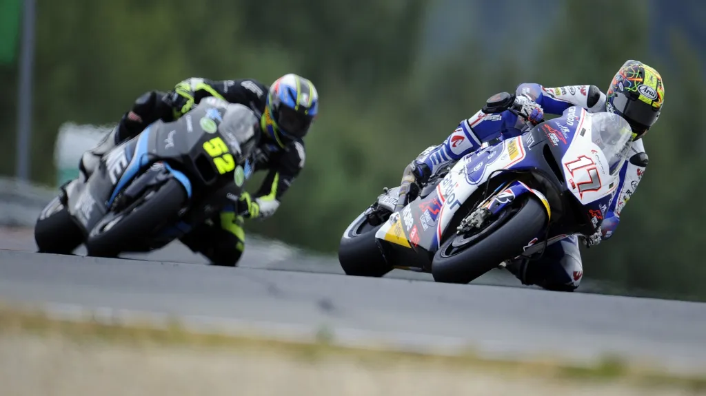 Lukáš Pešek (vlevo) a Karel Abraham