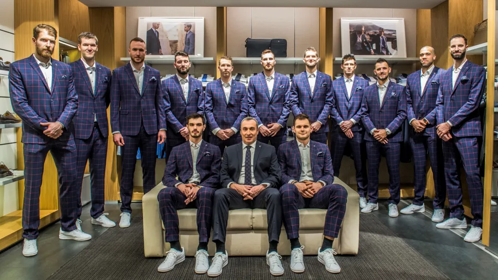 Česká basketbalová reprezentace v novém outfitu
