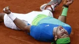 Rafael Nadal po triumfu na Roland Garros