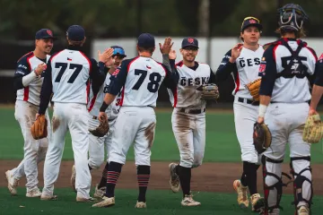 Čeští baseballisté oslavili na ME historický bronz