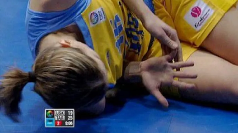 Eva Vítečková se zranila během zápasu s italským Tarantem