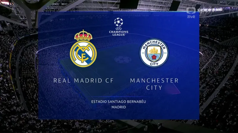 Sestřih utkání Real Madrid – Manchester City