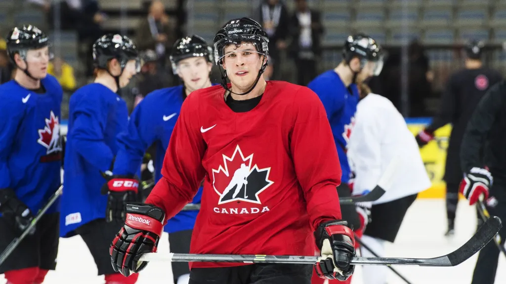 Sidney Crosby během tréninku v O2 areně