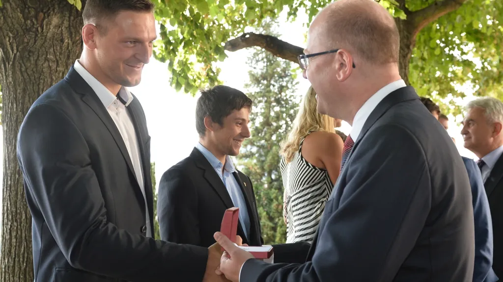 Bohuslav Sobotka děkuje českým olympionikům
