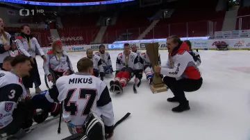 Finále parahokejové ligy vyhrála Olomouc