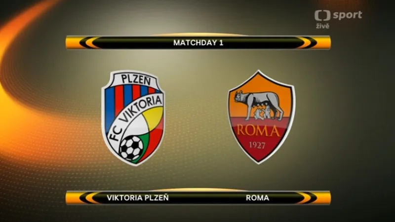 Sestřih a ohlasy utkání Viktoria Plzeň - AS Řím
