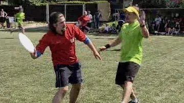 Zápas v ultimate frisbee