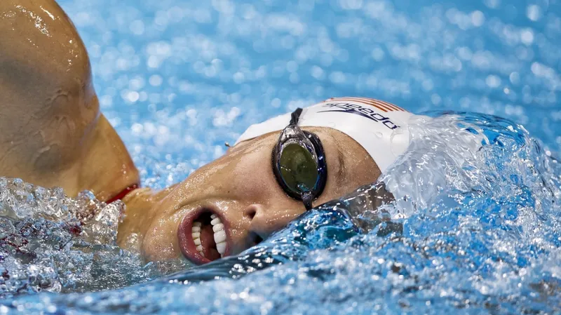 Americká plavkyně Katie Ledecká