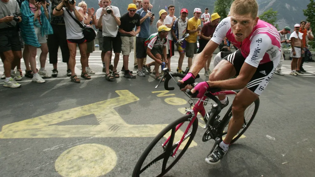 Jan Ullrich v časovce na Alpe d'Huez (2004)