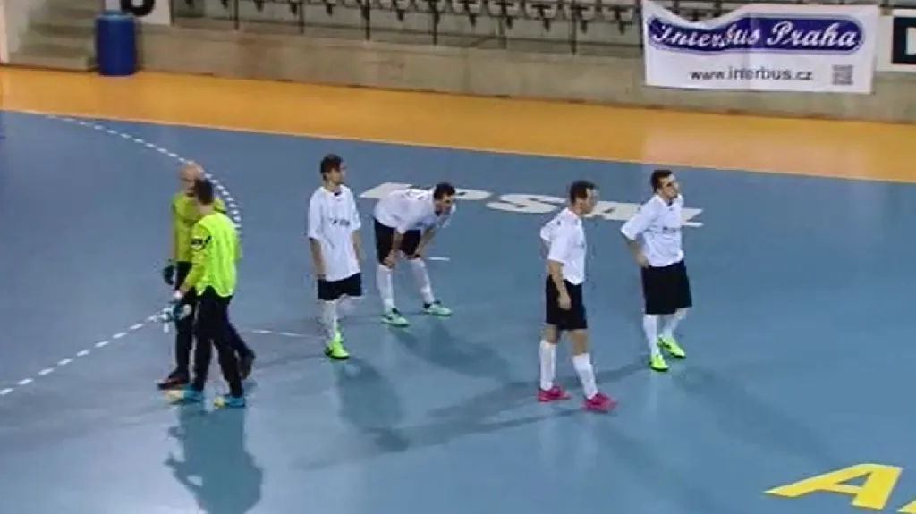 Sestřih futsalového utkání Sparta - Plzeň