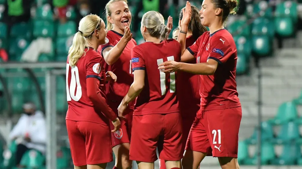 Radost českých fotbalistek