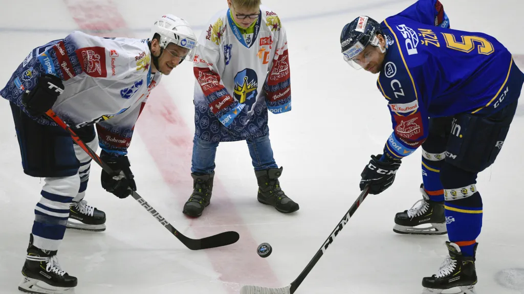 Kladenský Jakub Strnad (vlevo) a Tomáš Žižka ze Zlína