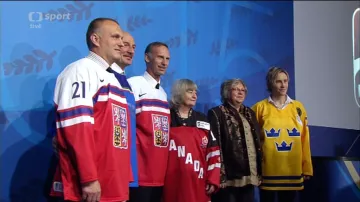 Záznam uvedení letošních laureátů do Síně slávy IIHF