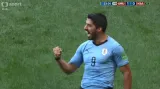 Gól v utkání Uruguay - Saúdská Arábie: Suárez - 1:0 (23. min.)