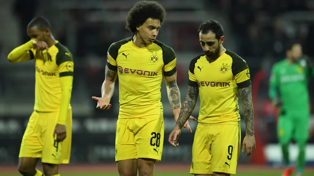 Zklamaní fotbalisté Dortmundu