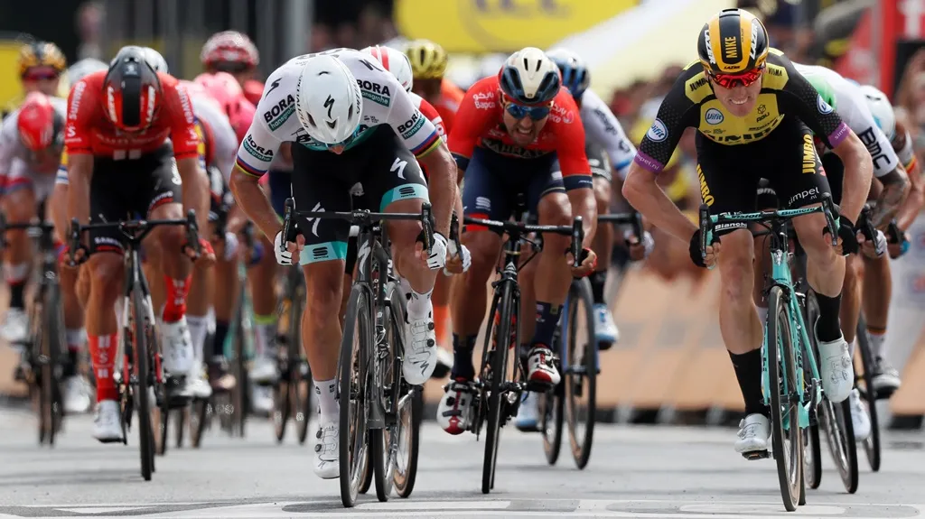 Těsný souboj Mike Teunissena a Petera Sagana