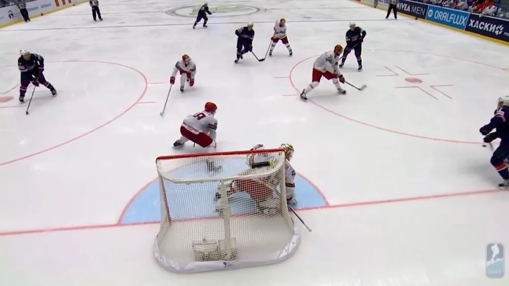 Gól v utkání USA - Bělorusko: Krug - 2:4 (46. min.)