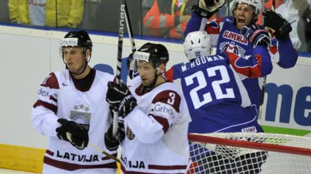 Utkání Slovinsko - Lotyšsko