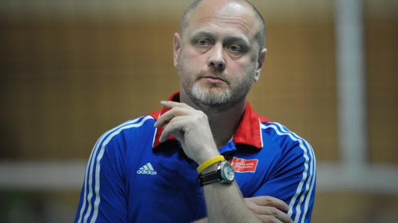 Trenér českých volejbalistů Zdeněk Šmejkal
