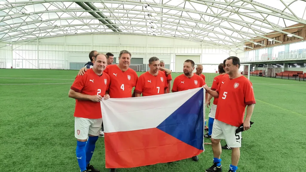 Bronzová reprezentace 50+ na MS ve fotbale v chůzi