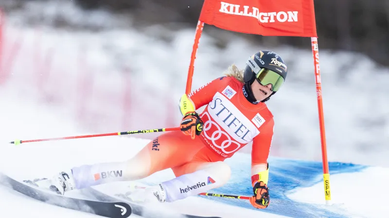 Vítězná jízda Lary Gutové-Behramiové na SP v Killingtonu