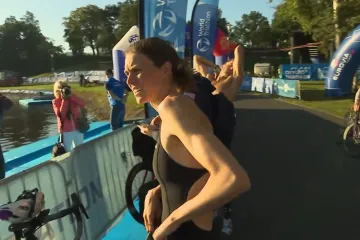 Triatlonistka Gwen Jorgensenová