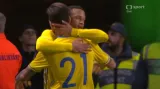 Gól v utkání Švédsko - Česko: Berg - 1:0 (14. min.)