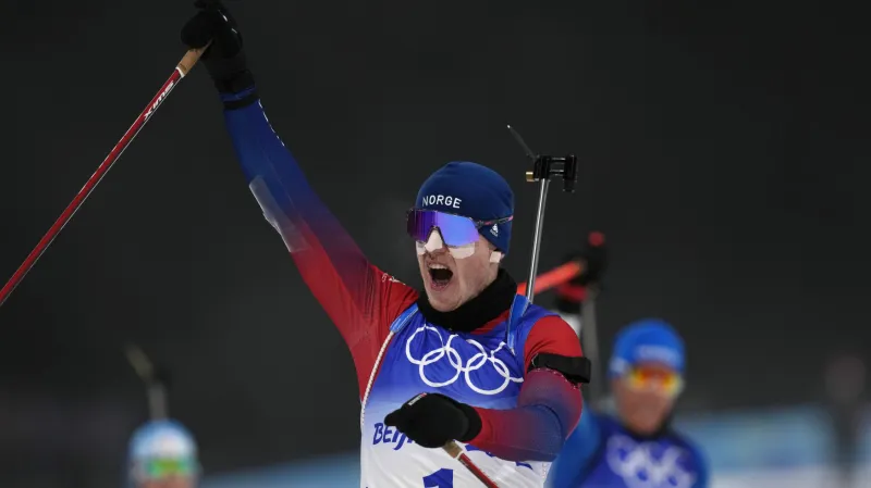 Slavící Johannes Thingnes Bö