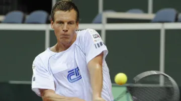 Tomáš Berdych trénuje v Praze