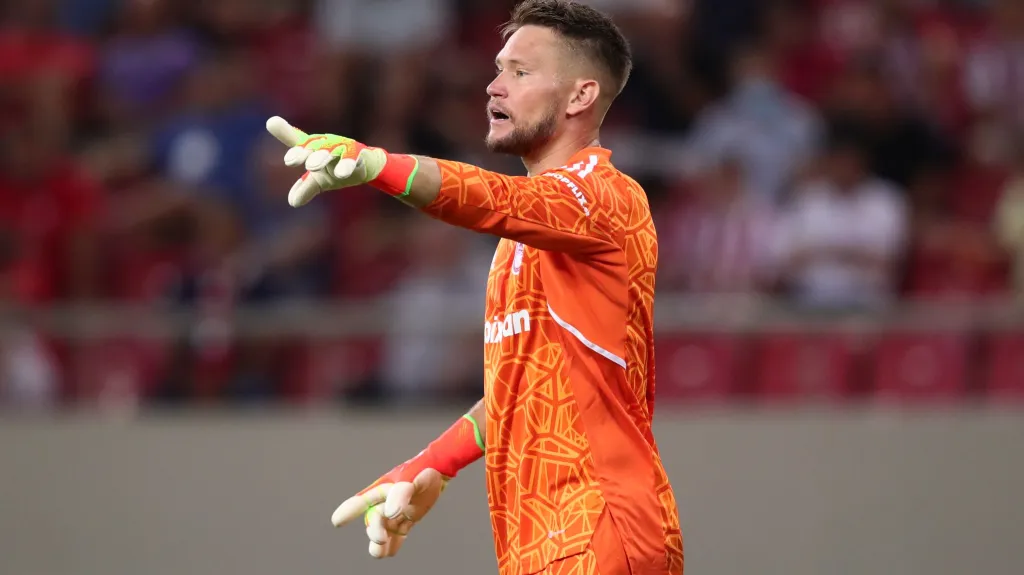 Tomáš Vaclík v dresu Olympiakosu