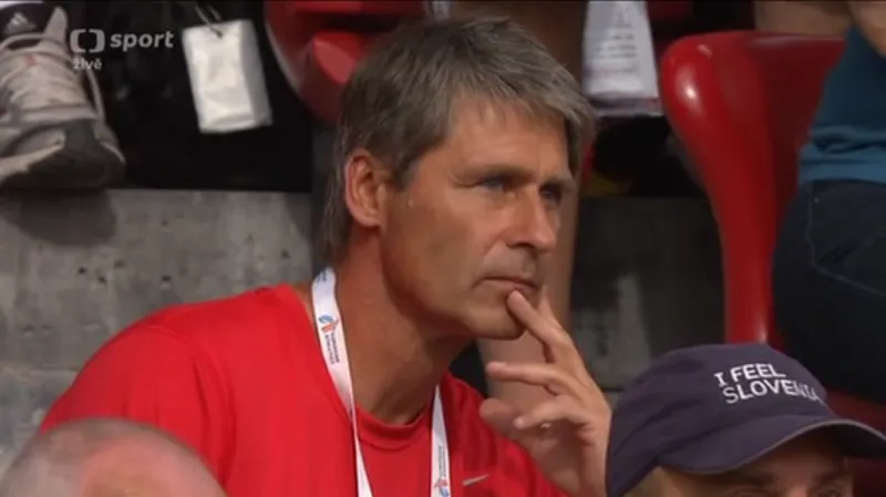 Jan Železný na ME při finále oštěpařů