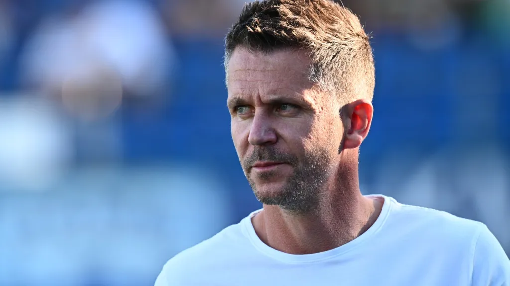 Trenér fotbalistů Mladé Boleslavi David Holoubek