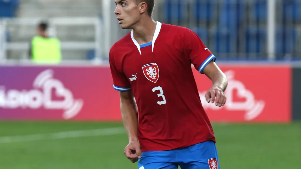 Martin Suchomel v reprezentačním dresu jednadvacítky