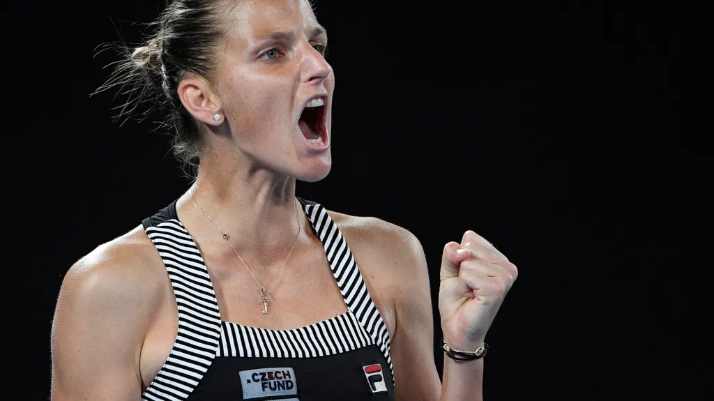 Tenistka Karolína Plíšková na Australian Open