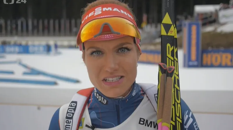 Štafeta biatlonistek v Pokljuce i přes dvě trestná kola doběhla čtvtá