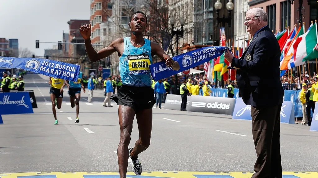 Vítězný Lelisa Desisa